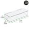 mDesign Plastic Home Office Storage Organizer Bin Box, 2 Pack